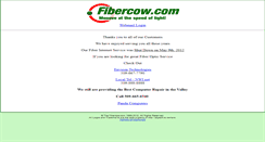 Desktop Screenshot of fibercow.com